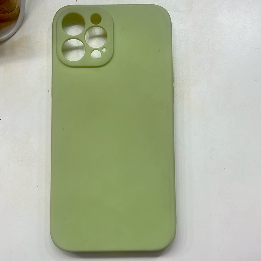 Green slick iPhone 12 Pro Max